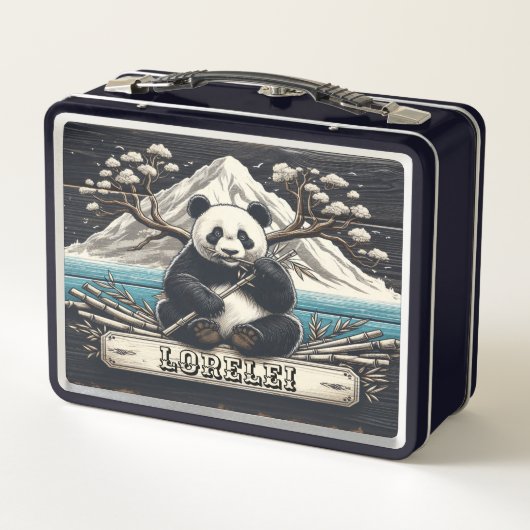 Panda's afgelegen baars: bamboe rust (Achterkant)