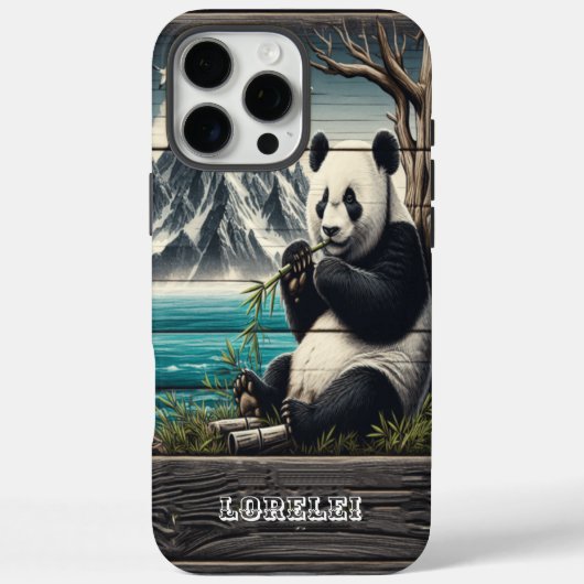 Panda's afgelegen boek: bamboe plezier Case-Mate iPhone case (Achterkant)