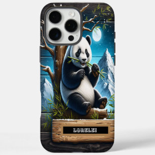 Panda's afgelegen plek: bamboe beet iPhone 16 pro max hoesje