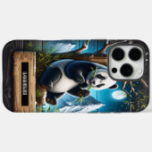 Panda's afgelegen plek: bamboe beet Case-Mate iPhone case (Achterkant (horizontaal))