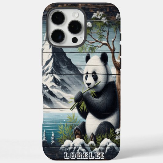Panda's afgelegen plek: bamboe tevredenheid Case-Mate iPhone case (Achterkant)