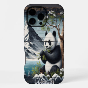 Panda's afgelegen plek: bamboe tevredenheid iPhone 16 pro max hoesje