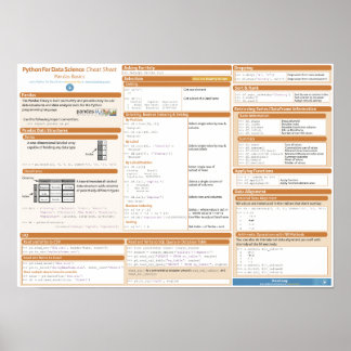Pandas Basic Cheat Poster