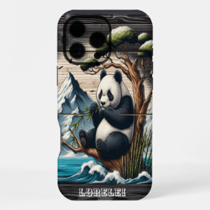 Panda's beboste nis: Bamboosnack iPhone 16 Pro Max Hoesje