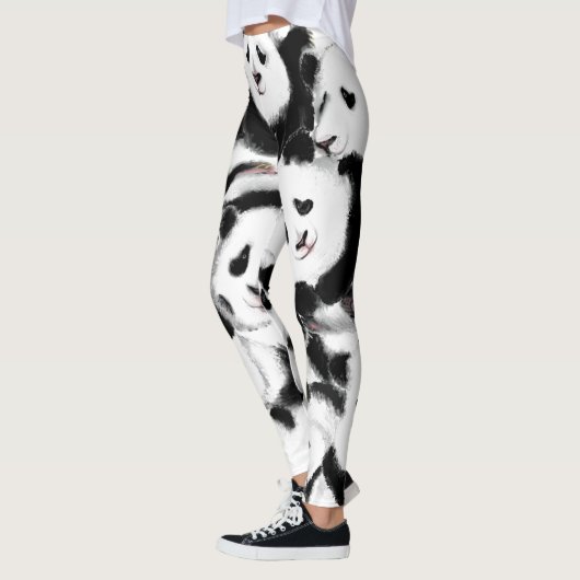 Pandas - Big Hugs - Tekening Leggings (Links)