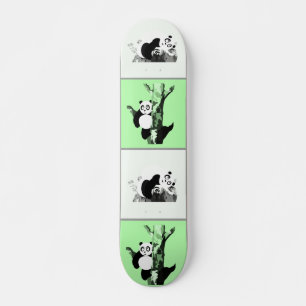 Pandas Checker - groen Persoonlijk Skateboard