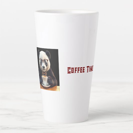 Panda's Coffee Break Latte Mok (Voorkant)