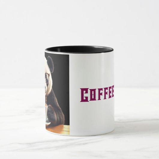 Panda's Coffee Break Mok (Midden)