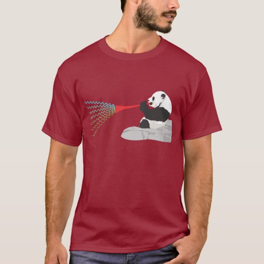 Pandas Dig Vuvuzelas T-shirt (Voorkant)