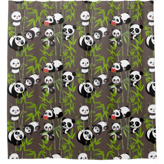 panda's douchegordijn (Voorkant)