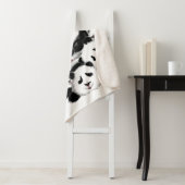 Pandas Family Sherpa Blanket Sherpa Deken (In situ)