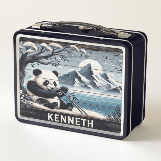 Panda's Forest Haven: Bamboo aflaat (Achterkant)