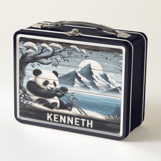 Panda's Forest Haven: Bamboo aflaat (Voorkant)