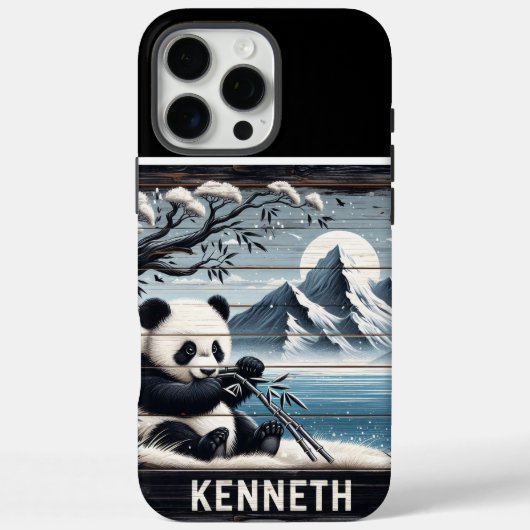 Panda's Forest Haven: Bamboo aflaat Case-Mate iPhone Case (Achterkant)