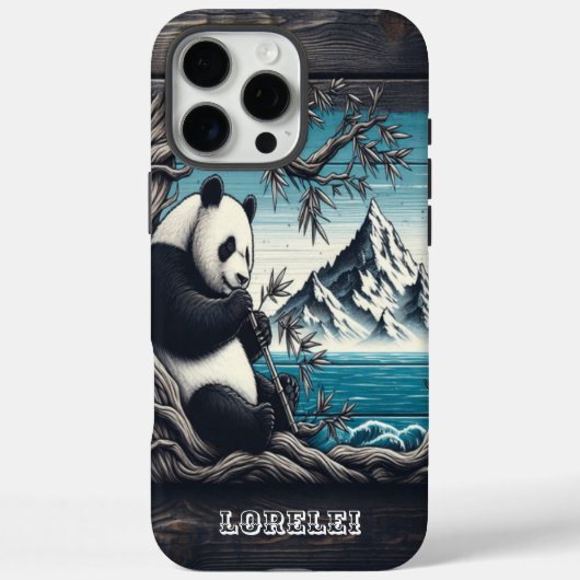 Panda's Forest Haven: het Bamboefeest Case-Mate iPhone Case (Achterkant)