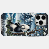 Panda's Forest Sanctuary: Bamboe Voeding Case-Mate iPhone Case (Achterkant (horizontaal))
