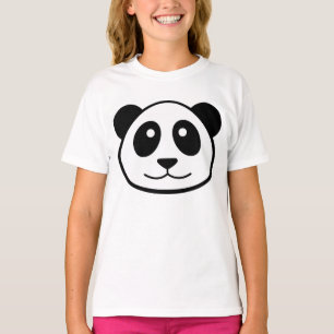 Panda's gezicht t-shirt