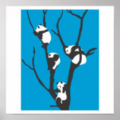 Pandas Hangin' Out Poster (Voorkant)