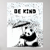 Panda's Haven: Wees aardig tegen gevederde vriende Poster (Voorkant)