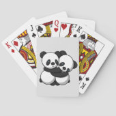 Pandas Hugging-speelkaarten Pokerkaarten (Achterkant)