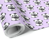 Pandas Hugging Wrapping Paper Cadeaupapier (Rol Hoek)
