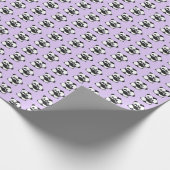 Pandas Hugging Wrapping Paper Cadeaupapier (Hoek)