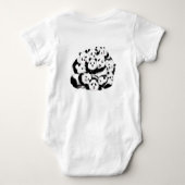 Pandas Hugs Baby Bodysuit (Achterkant)