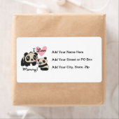 Panda's I de Mama van de Liefde Etiket (Insitu)