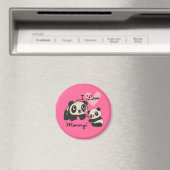 Panda's I de Mama van de Liefde Magneet (Insitu (Vaatwasser))
