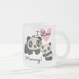 Panda's I de Mama van de Liefde Matglas Koffiemok