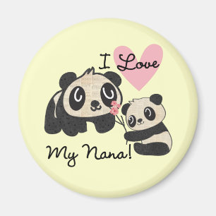 Panda's I houden van Mijn Nana Magneet