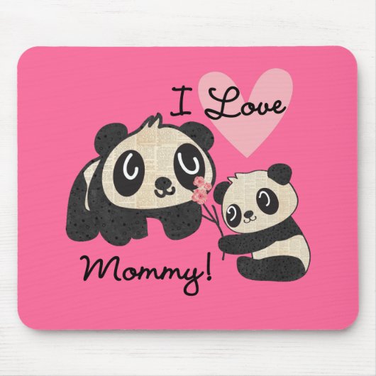 Pandas I Love mama Muismat (Voorkant)
