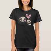 Pandas I Love mama T-shirt (Voorkant)