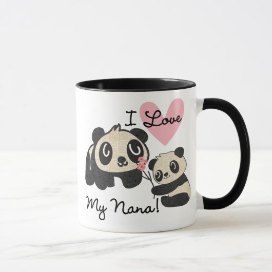 Pandas I Love My Nana Mok (Rechts)