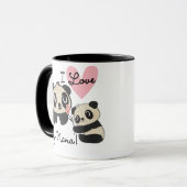 Pandas I Love My Nana Mok (Voorkant links)