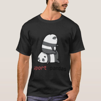 Pandas importeren t-shirt