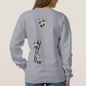 Pandas in een zak trui (Achterkant)