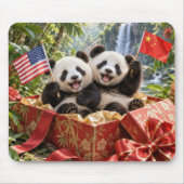 Panda's in Geschenkdoos Muismat (Voorkant)