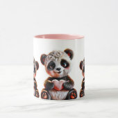 Pandas in het hart. mok (Midden)