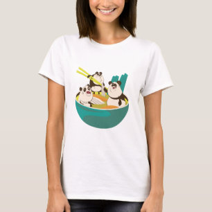Panda's in Ramen T-shirt