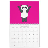 Pandas in Yoga Poses Calendar Kalender (Feb 2027)