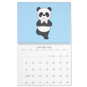 Pandas in Yoga Poses Calendar Kalender (Jan 2026)