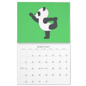 Panda's in Yoga Posities Kalender (Mar 2027)