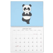 Panda's in Yoga Posities Kalender (Jan 2027)