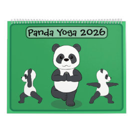 Panda's in Yoga Posities Kalender