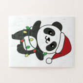 Pandas Jigzaag Puzzl Legpuzzel (Horizontaal)