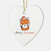 Pandas Keramisch Ornament (Links)