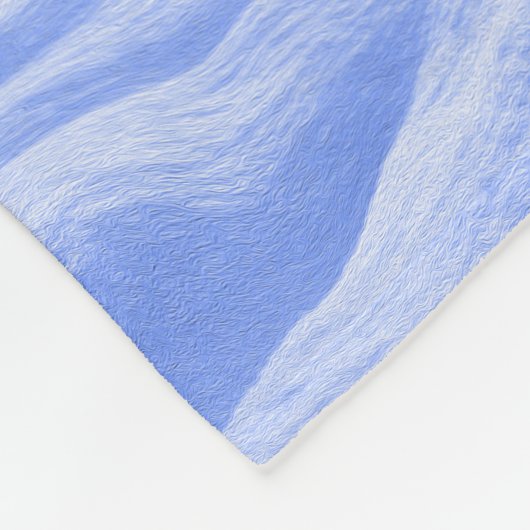 Panda's kerstfeestdag op de Noordpool Fleece Deken (Hoek)