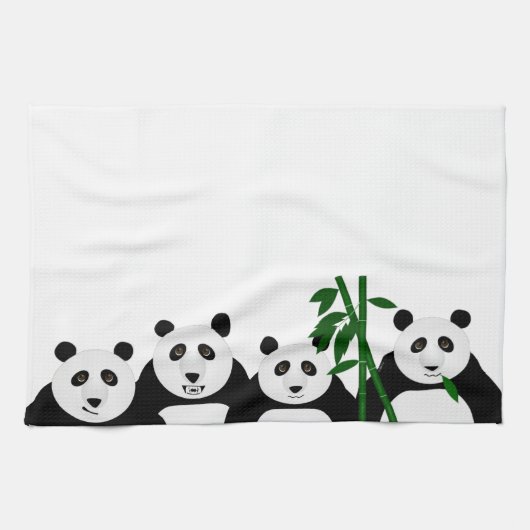 Pandas Kitchen Towel Theedoek (Horizontaal)