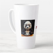 Panda's koffiepauze latte mok (Linkerhoek)